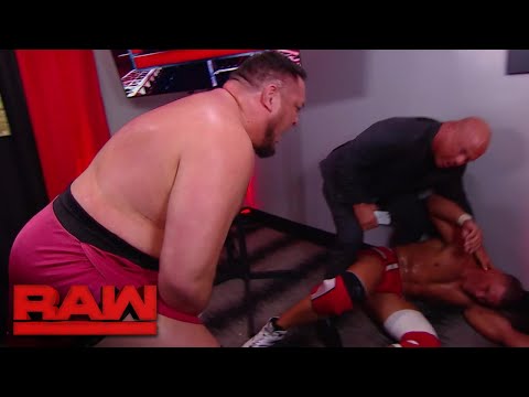 Samoa Joe ambushes Jason Jordan in Kurt Angle's office: Raw, Dec. 4, 2017