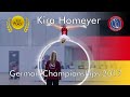 Kira Homeyer - 1st Placeat the German Championships in Gymwheel 2017