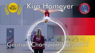 Kira Homeyer - 1st Placeat the German Championships in Gymwheel 2017