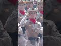 【九三閱兵】換個角度再看一次，難忘這抹巾幗紅！民兵方隊接受檢閱，又美又颯！#抗戰勝利80週年 #九三閱兵 #China #VDay #militaryparade