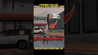 😲 I HAVE REAL GTA MODE LINK 🖇️ IN INDIAN BIKES DRIVING 3D #indianbikedriving3d #franklin #gta