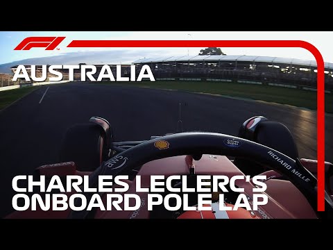 Charles Leclerc's Onboard Pole Lap | 2022 Australian Grand Prix | Pirelli