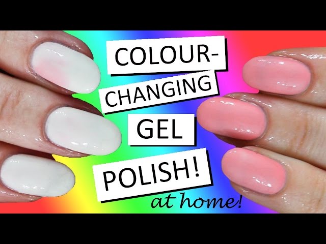 Color Changing Gel Nail Polish Pinkish Black Gloss Starter - Temu Australia
