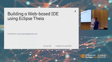 Building a web-based IDE with Eclipse Theia
