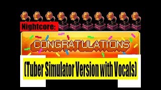 Nightcore: PewDiePie - Congratulations (Tuber Simulator Version with Vocals)
This song that contains 8-bit instrumental is changed through Nightcore.
Original: https://www.youtube.com/watch?v=PHgc8Q6qTjc
Congratulations (Tuber Simulator Version with vocals):
https://www.youtube.com/watch?v=tUQcZqyqYDg
Congratulations (Tuber Simulator Version): https://www.youtube.com/watch?v=qgTKhXj-gk4
PewDiePie: https://www.youtube.com/user/PewDiePie
MrDickyHardy (My Channel): https://www.youtube.com/channel/UCRP1qHOVTI83R7i-SMjvadw
PewDiePie - Congratulations (Tuber Simulator with Vocals): https://www.youtube.com/watch?v=tUQcZqyqYDg
My Twitter: https://www.twitter.com/mrdickyhardy
#PewDiePie #Congratulations #TuberSimulator #8bitMusic #VocalMusic #Music #CongratulationsTSeries #Nightcore Nightcore: PewDiePie - Congratulations (Tuber Simulator Version with Vocals)