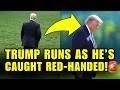 🚨Trump RUNS INTO HIDING As His BRIBERY SCANDAL Goes PUBLIC!