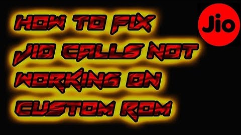 How to fix jio calls (volte) problem on custom rom in Mi A1 | Mayuresh salvankar