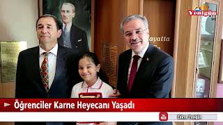 Öğrenciler Karne Heyecanı Yaşadı