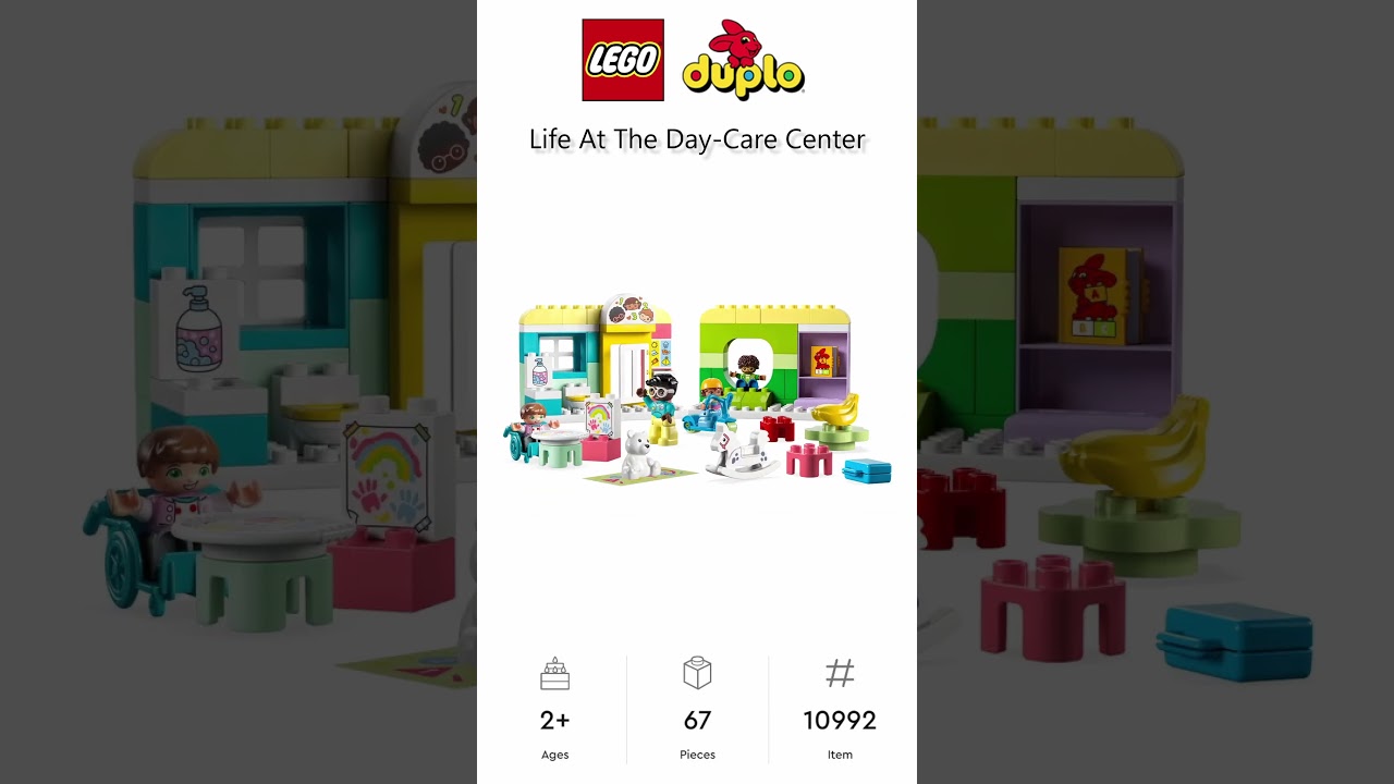 PREVIEW: LEGO DUPLO, Life At The Day-Care Center, Set 10992, LEGO 2023
