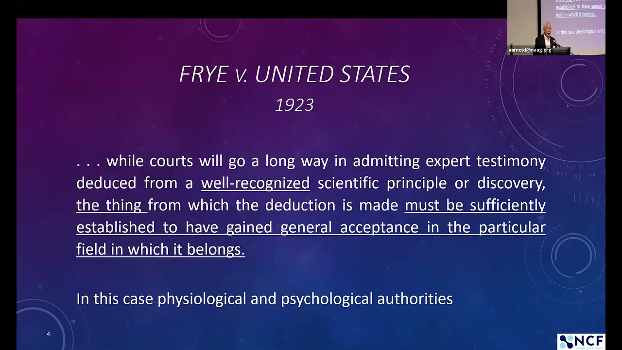 Frye, Daubert, and PCAST: Countering Admissibility Challenges