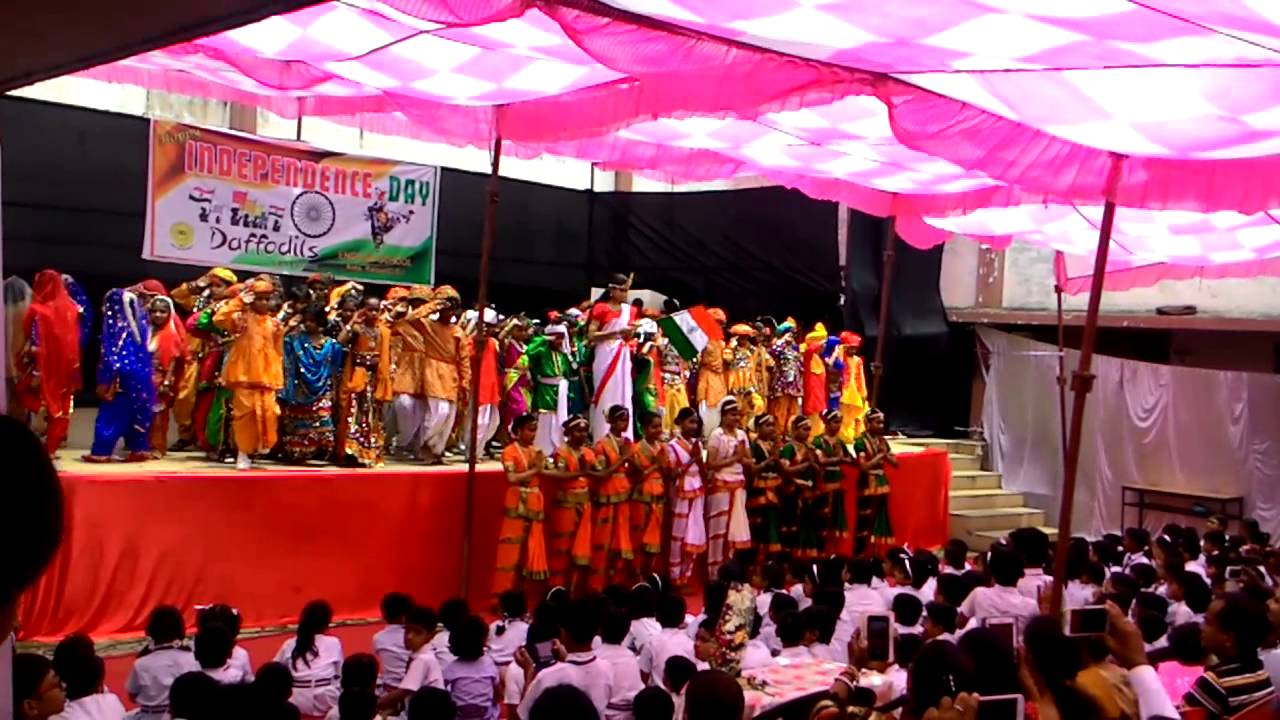Daffodils school kota raipur 15 August 2015 YouTube