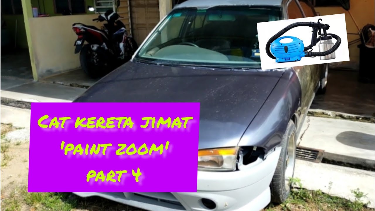 CAT KERETA JIMAT MENGGUNAKAN 'PAINT ZOOM' | PART 4