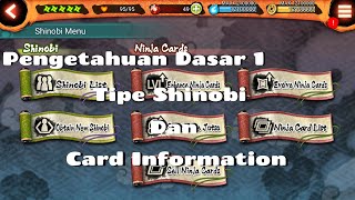 Basic knowledge 1 | Tipe Shinobi dan Card Information | NxB Ninja Voltage screenshot 3