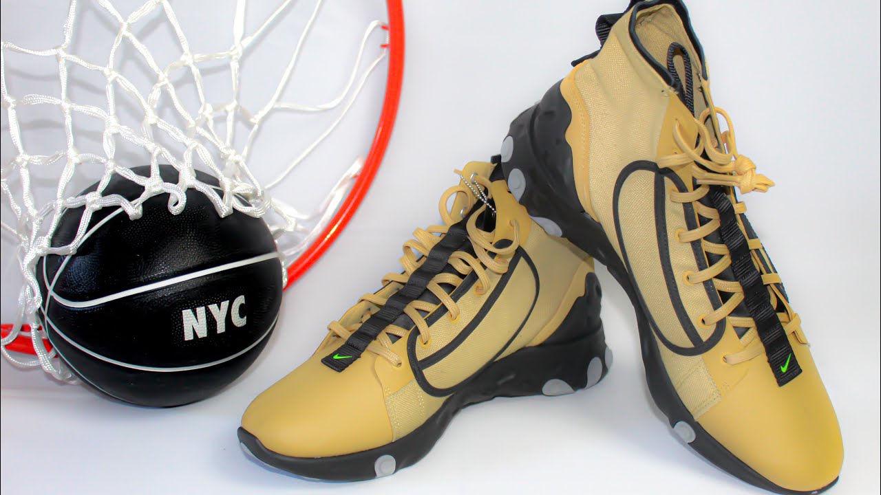 nike react ianga club gold