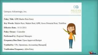 GPR Market Rate Entry Policy Overview