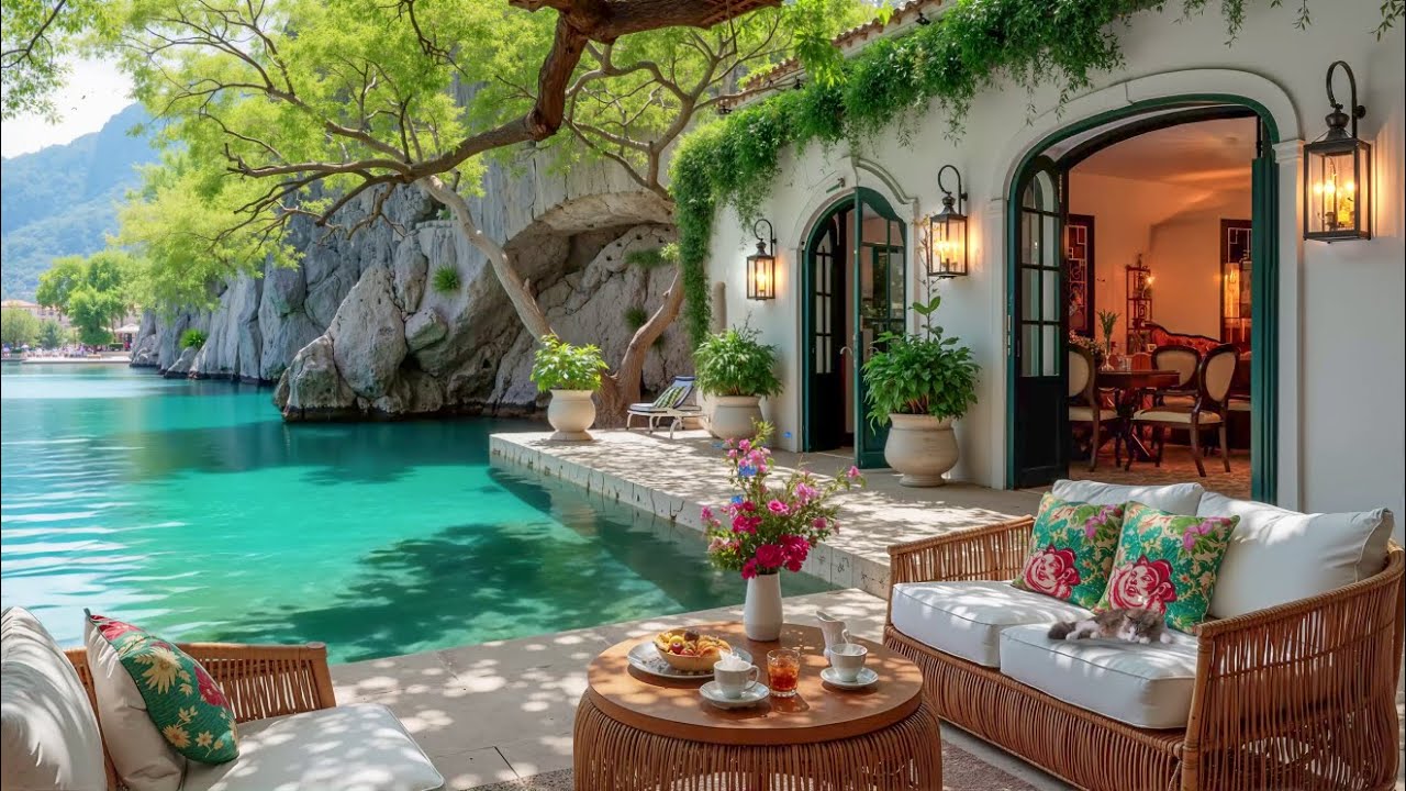 Golden Hour Porch & Relaxing Jazz 🌿 Happy Jazz Instrumental for Upbeat Your Moods