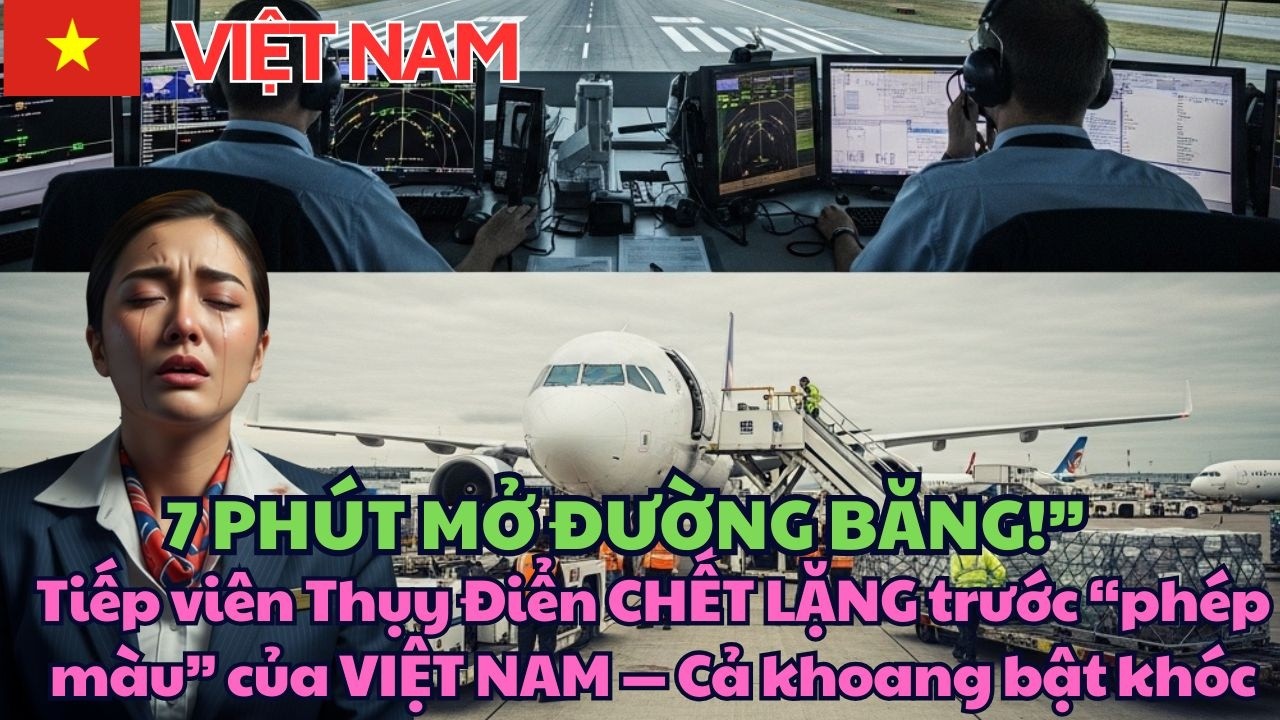 7 PHÚT MỞ ĐƯỜNG BĂNG! Tiếp viên Thụy Điển CHẾT LẶNG trước phép màu của VIỆT NAM Cả khoang bật khóc