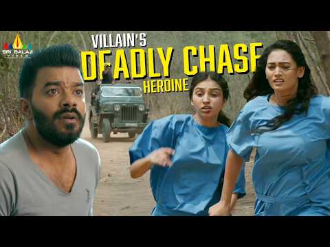 Villains Deadly Chase Heroine | Calling Sahasra | Spandana Palli | Latest Hindi Dubbed Movie Scene