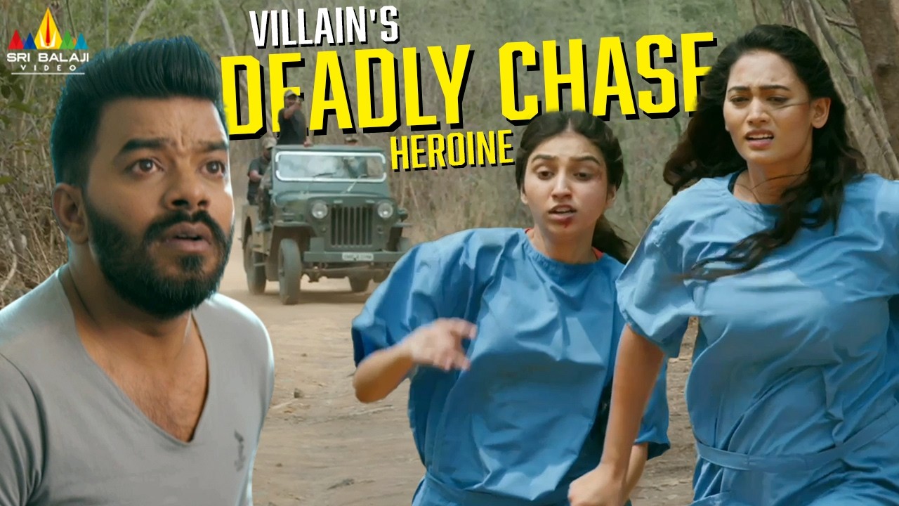 Villains Deadly Chase Heroine | Calling Sahasra | Spandana Palli | Latest Hindi Dubbed Movie Scene