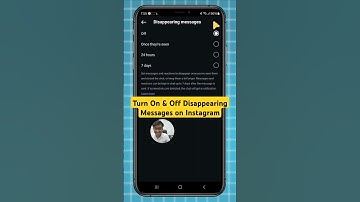 How to Enable or Disable Disappearing Messages on Instagram Chats