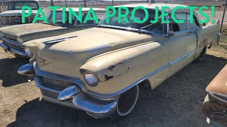 Quick WalkAround of Collector Car Auction! Cadillac, Ford, Buick, Plymouth, Thunderbird & more!