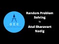 Random problem solving by atul shatavart nadig
