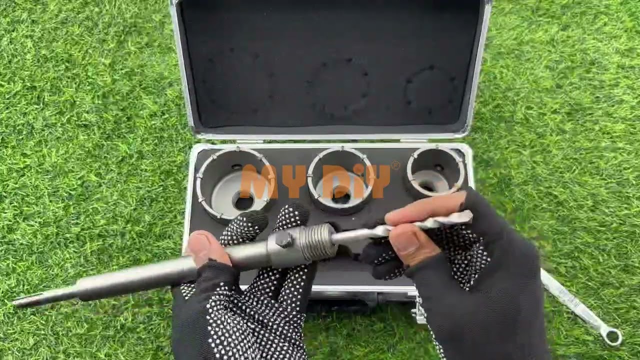 MY DIY CONCRETE HOLE SAW SDS PLUS SHANK FOR CEMENT BRICK WALL SET CONCRETE HOLE SAW CUTTER CONCRETE