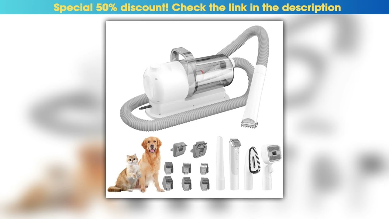 Pet multifunctional hair trimmer dog vacuum set allinone machine pet beauty device vacuum cleaner