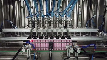 Automatic 8 heads liquid filling machine