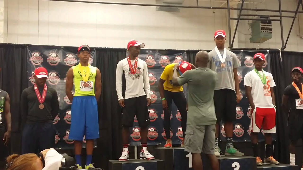 Eric Washington wins 2nd place in the Junior Olymp