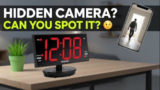 The Ultimate Hidden Security: 1080P WiFi Spy Camera Alarm Clock Radio