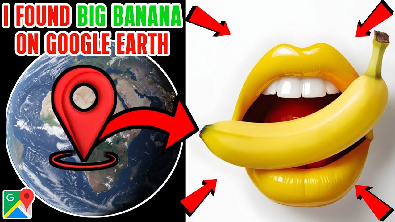 I Found Giant Big Banana On Google Earth and Google Maps 🌎 