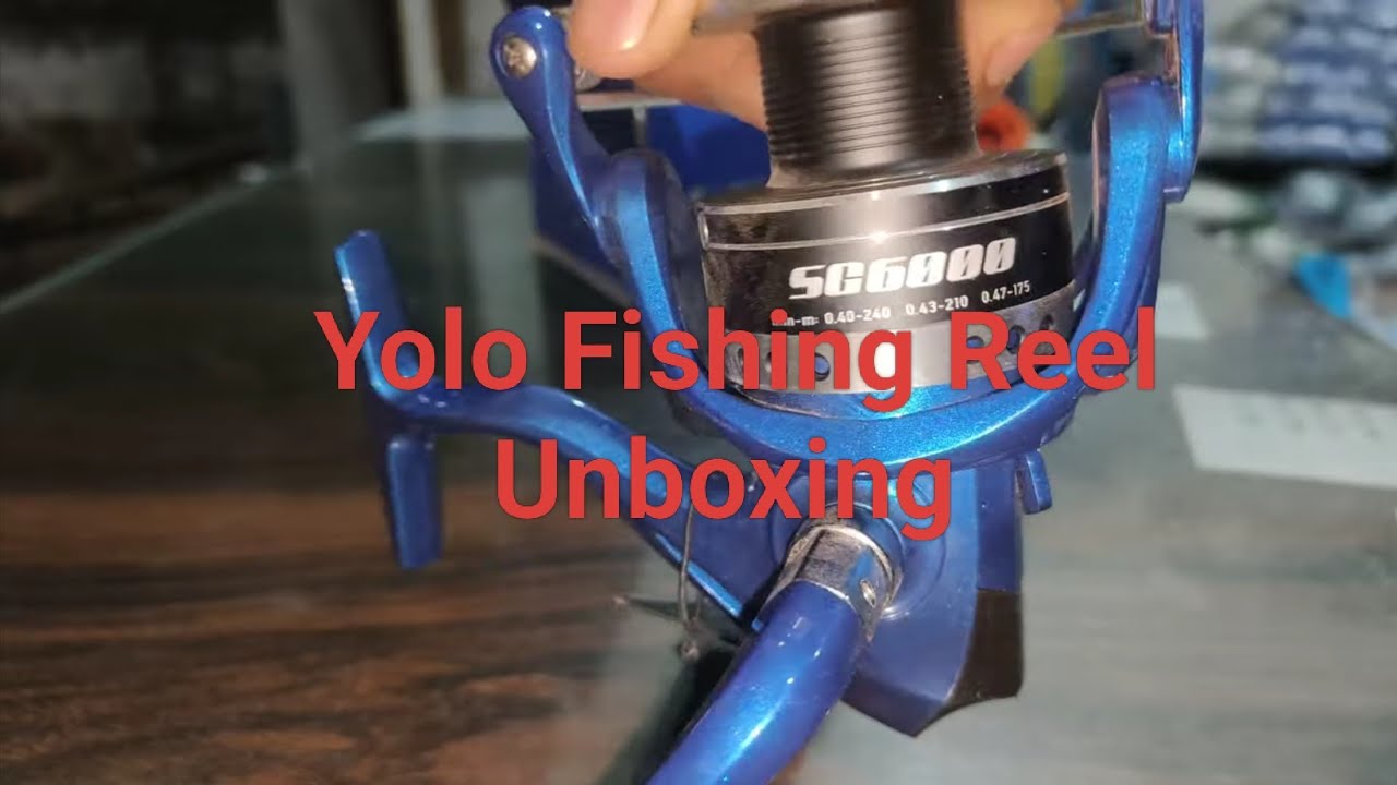 Yolo Fishing Reel SG 6000 Unboxing 🤗