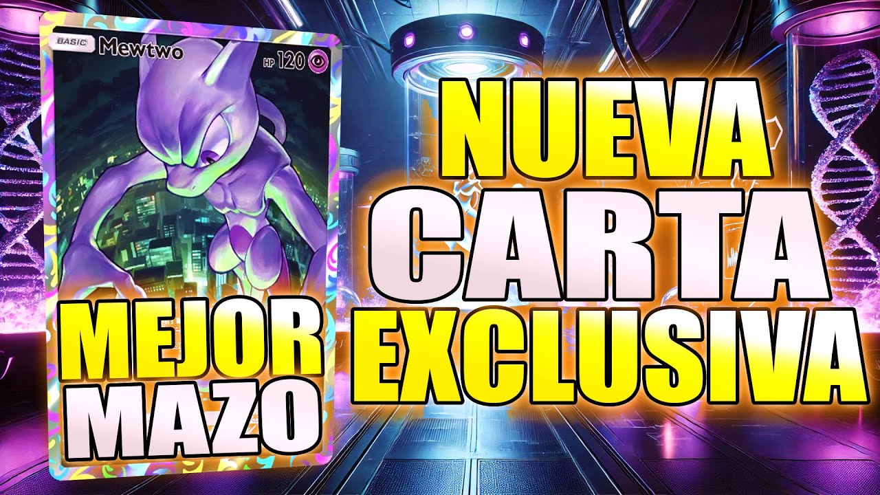 🔥¡La NUEVA CARTA EXCLUSIVA de MEWTWO con SU MEJOR MAZO!🔥 Pokemon Tcg ...