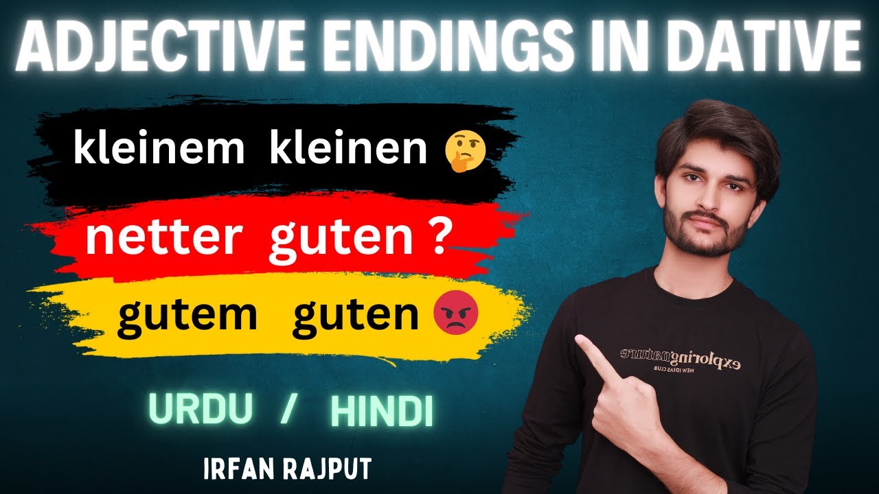 Adjective Endings in Dative Case | Adjektivdeklination Im Dativ ...