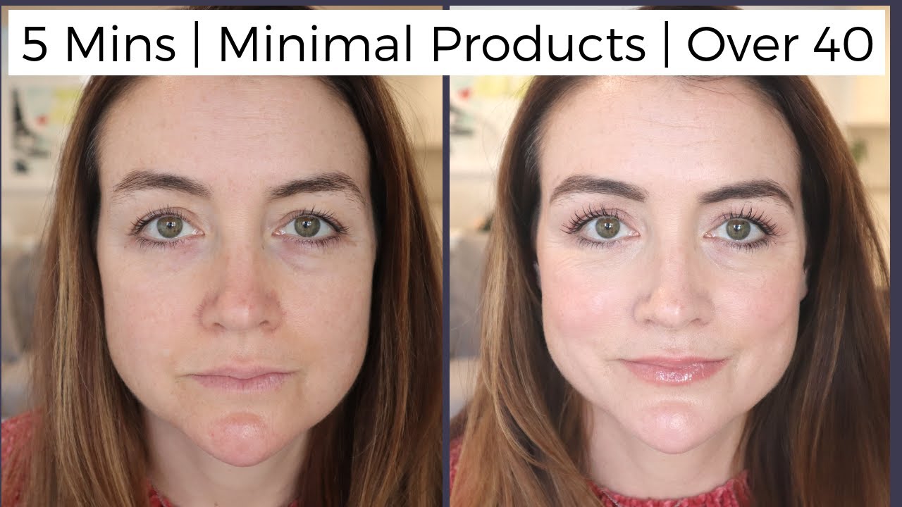 5 Minute Makeup Tutorial Any Busy Mom Can Do!  Minimal Makeup - Over 40 Makeup - For Beginners