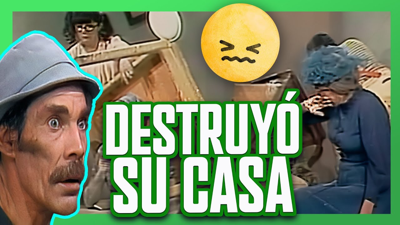 El Chavo hace explotar la casa de Don Ramón