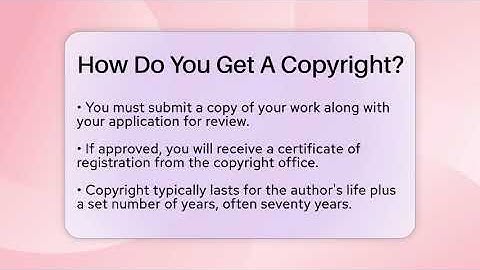 How Do You Get A Copyright? - Learn About Libertarianism
