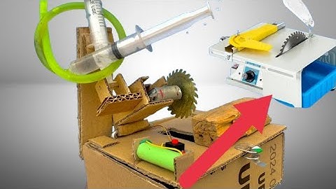 How to make Table Saw and Drill Machine 2 in 1 DIY Comment fabriquer une scie sur table