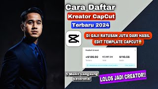 TUTORIAL DAFTAR JADI CREATOR CAPCUT TERBARU 2024