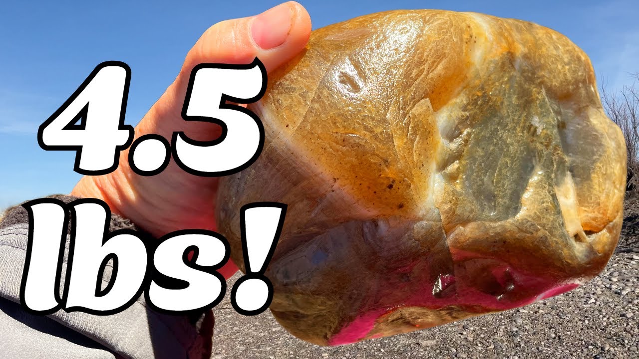 4 5 lb AGATE and a New Rockhounding Spot on the River - YouTube
