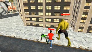 Green Stickman US Police Rope Hero #1 - Android Gameplay screenshot 2