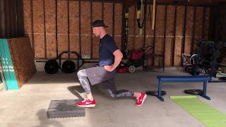 Split Stance Free Heel Calf Raise