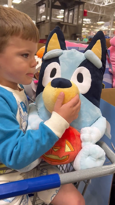 Adorable Bluey Halloween Jumbo plush at Sam’s Club! #samsclub #bluey #blueybingo #samsclubdeals