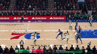 Nba live 19 ps4 pro - boston celtics vs philadelphia 76ers franchise
mode hd
