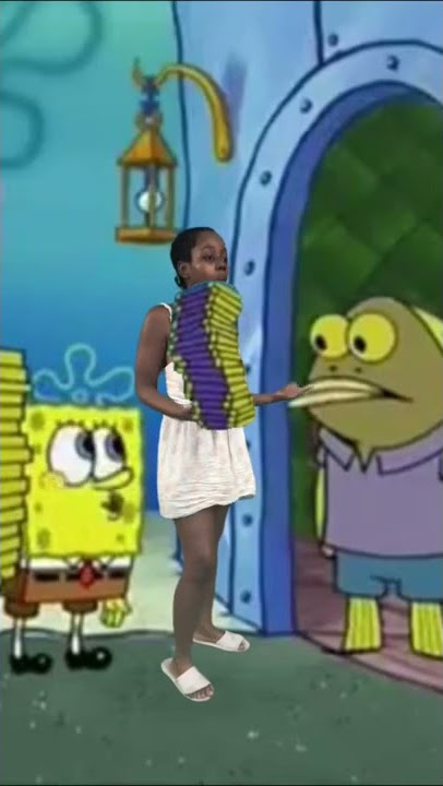 Kendria VS the chocolate man from SpongeBob