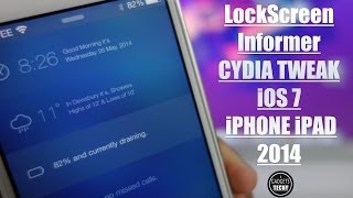 LockScreen Informer Top Cydia Tweaks iOS 7 | Best  iOS 7 Cydia Tweaks iPhone May 2014 Jaiilbreak