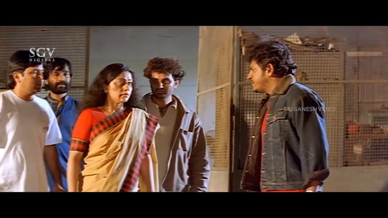 Shivarajkumar Saved Lady Police from Dons Ashoka Kannada Movie Action