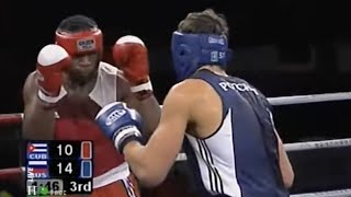 Odlanier Solís (CUB) vs. Roman Romanchuk (RUS) AIBA World Boxing Championships 2005 Final (91+kg)