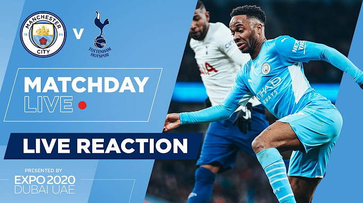 MANCHESTER CITY 2-3 TOTTENHAM | Matchday Live Reactions